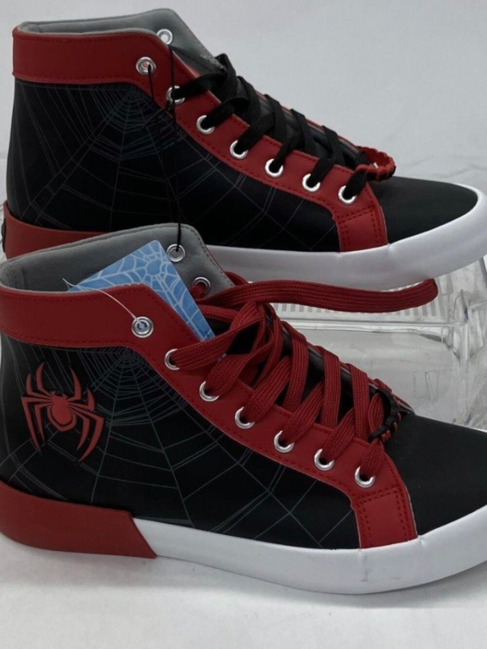 Women's Marvel Spiderman (Miles Morales) 3D High Top Sneakers - NWT